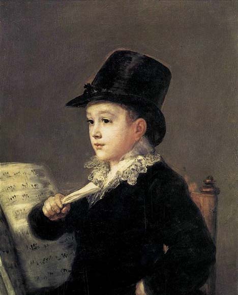 Portrait of Mariano Goya, the Artist-s Grandson